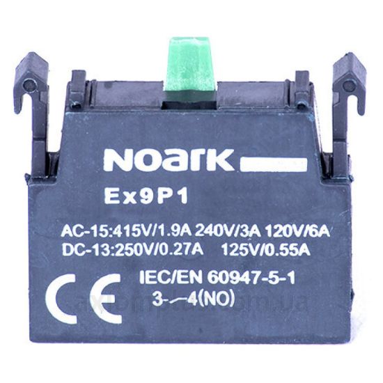 Кнопка Noark (105578) зеленого цвета