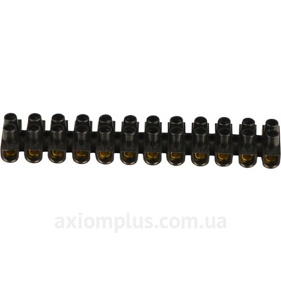 U0130040034 Аско-Укрем черного цвета (на 12х2 контакта) (S <sub>провода</sub> до 4мм²) , I<sub>n</sub>=3А