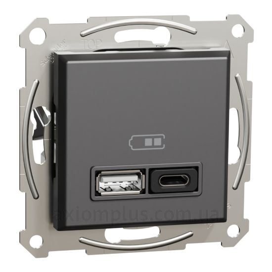 Фото Schneider Electric з серії Asfora EPH2700471 антрацитового кольору