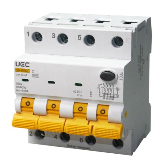 Фото UEC RCBO60-4-016-C-030-AC