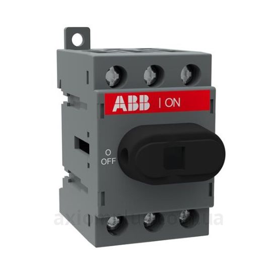 Модульный разрывной 3P выключатель нагрузки 0-1 на 40А ABB 1SCA104902R1001