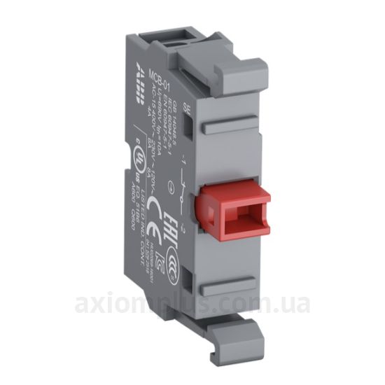 Кнопка ABB MCB-01 (1SFA611610R1010) красного цвета