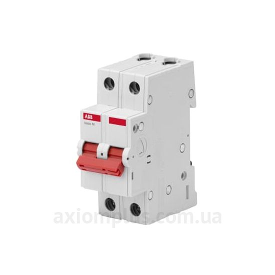 Модульный разрывной 2P выключатель нагрузки 0-1 на 32А ABB 2CDD642051R0032