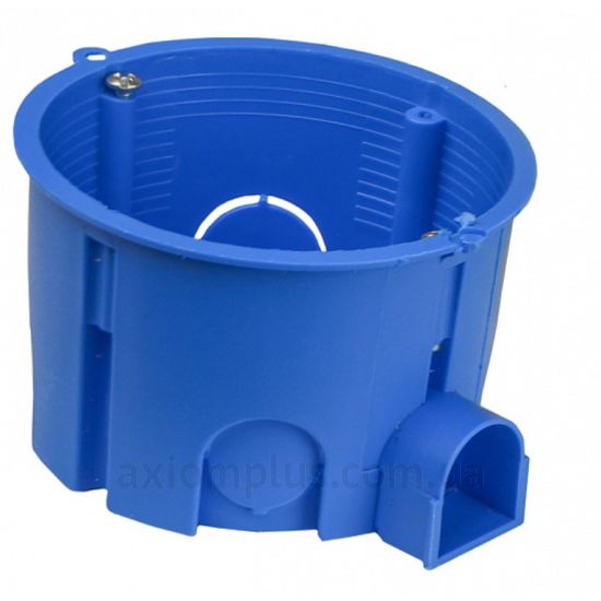 Синий подрозетник Аско-Укрем КМ 01 (A0150180001)