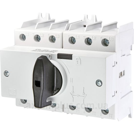 Модульный разрывной 3P переключатель нагрузки 1-0-2 на 63А ETI 4663105