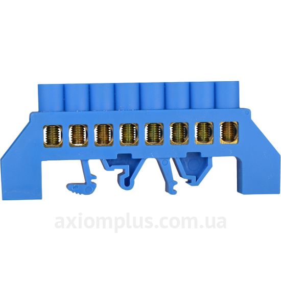 Шина (N) Аско-Укрем ВС - 3В A0150120083 125А (8 контактов) (синий цвет) фото