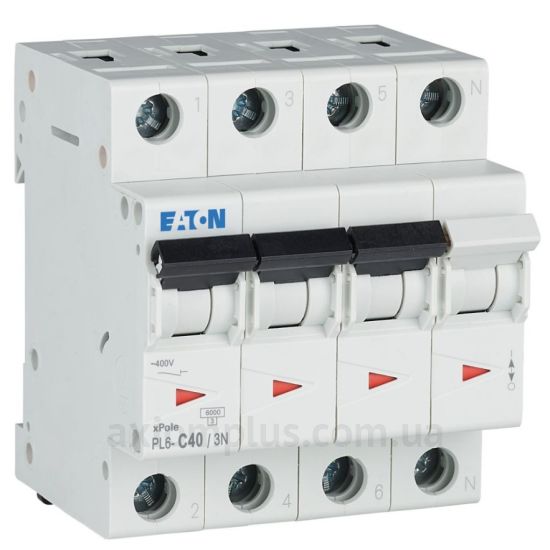 Изображение Eaton (Moeller) PL6-C40/3N (106914)