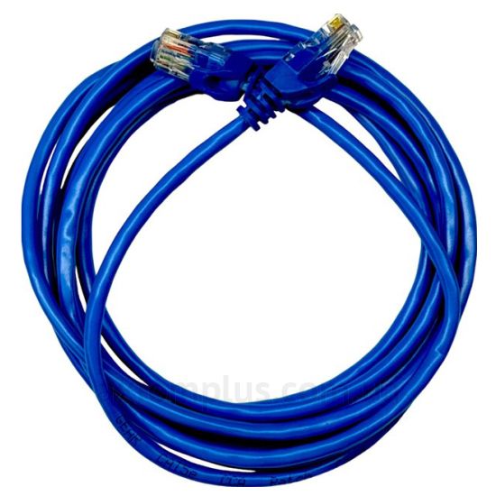 GEAR (GPC-UTPCURJ45-3BE) - RJ-45 UTP cat.5e PVC 3м синий патч корд - фото