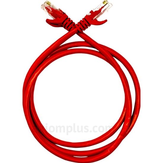 GEAR (GPC-UTPCCARJ45-3R) - RJ-45 UTP cat.5e PVC 3м красный патч корд - фото