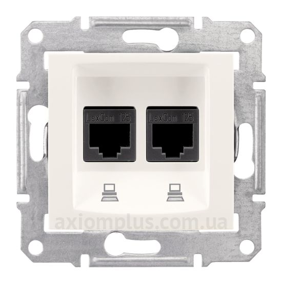 Изображение Schneider Electric серии Sedna SDN4800123 цвета слоновой кости
