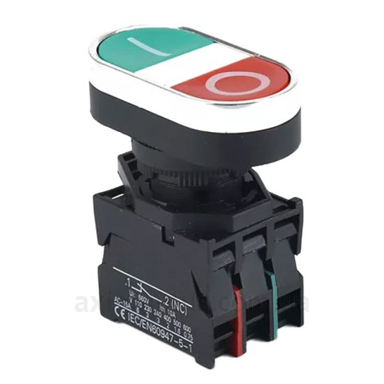 Кнопка ElectrO (XDL21CB8325) красно-зеленого цвета