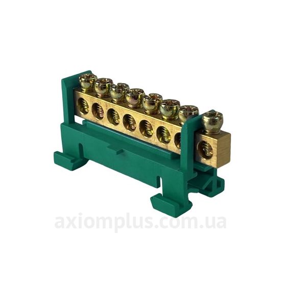 Зображення шина (PE) Promfactor SGF608G 63А (8 контактів) (зелений колір)