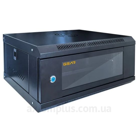 Черный серверный шкаф GEAR 4U изображение GWMSN-4U-600-600