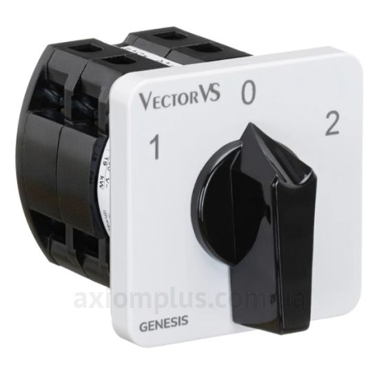 Кулачковий 2P перемикач навантаження 1-0-2 на 40А Vector VS GC 40 52 U