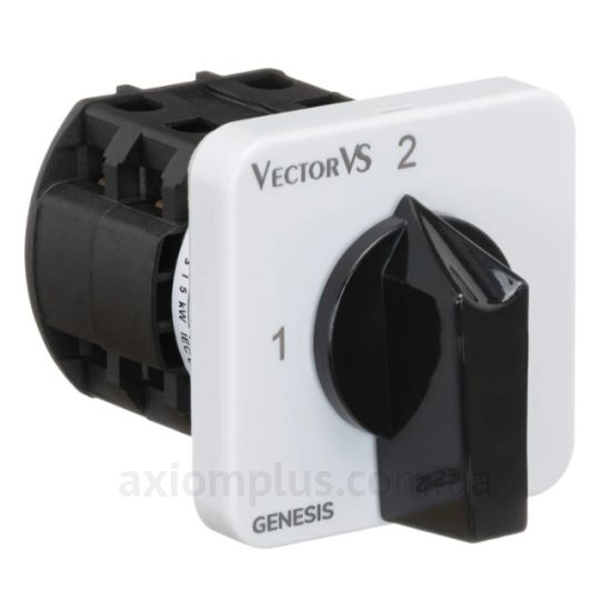 Кулачковый 2P переключатель нагрузки 1-2 на 25А Vector VS GC 25 55 U