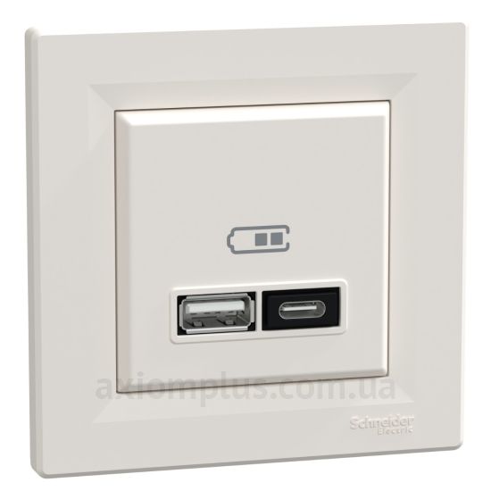 Фото Schneider Electric серії Asfora EPH2700523 кремового кольору