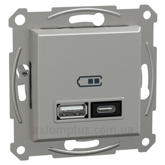 Фото Schneider Electric з серії Asfora EPH2700561 алюмінієвого кольору