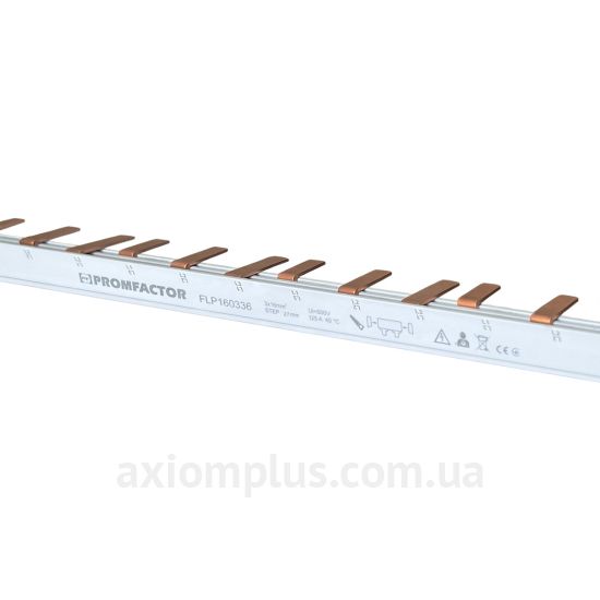 Шина Promfactor FLP180336 PIN 3P 125А (36 контактов) (белый цвет) фото