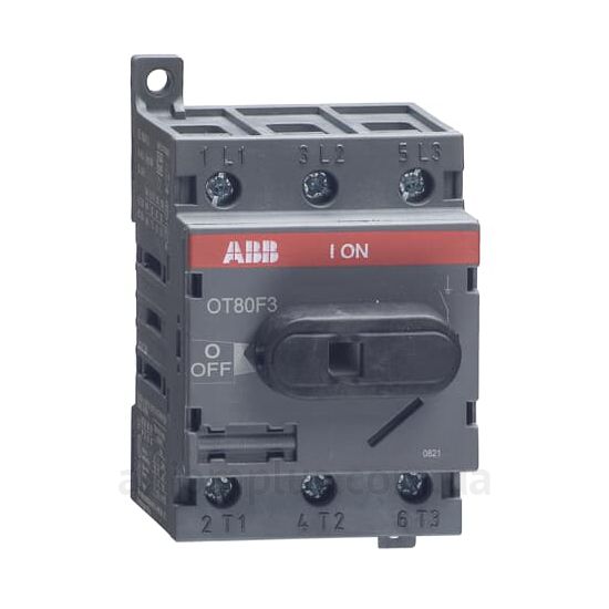 Модульный разрывной 3P выключатель нагрузки 0-1 на 80А ABB 1SCA105798R1001