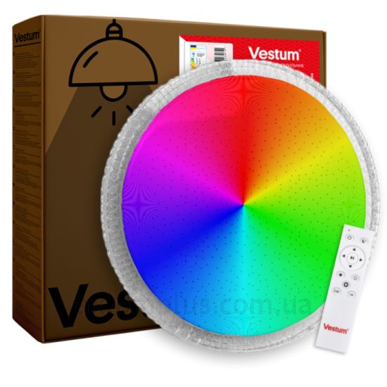 Круглый светильник белого цвета Vestum VS-91069 фото