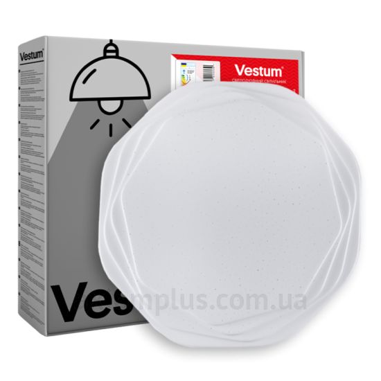 Круглый светильник белого цвета Vestum VS-90032 фото