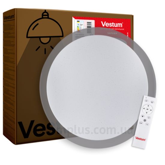 Круглий світильник білого кольору Vestum VS-91013 фото