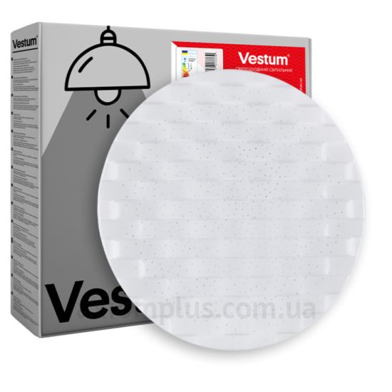 Круглый светильник белого цвета Vestum VS-90050 фото