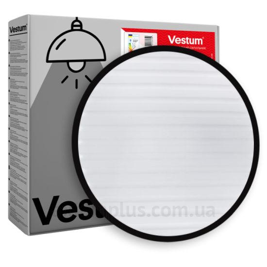 Круглий світильник чорного золота Vestum VS-91019 фото