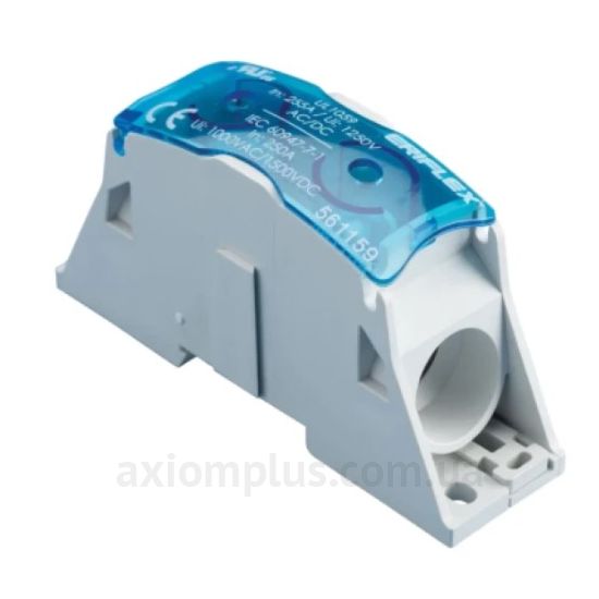 SB125 nVent Eriflex синего цвета (на 2 контакта) (сечение до 35мм&sup2;) , I<sub>n</sub>=150А