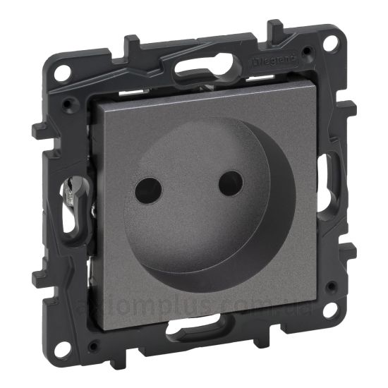 Фото Legrand з серії Niloe Step 863419 стального кольору