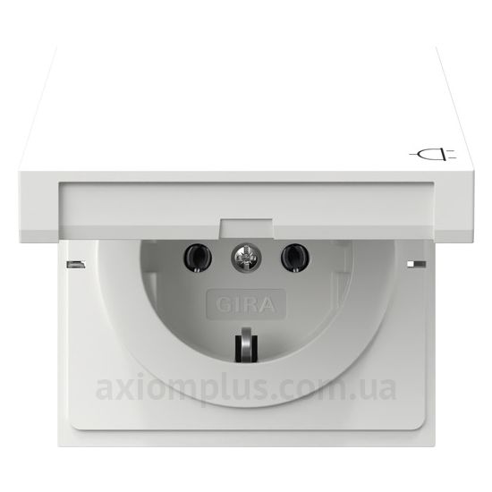 Фото Gira серии F100 445470 белого цвета
