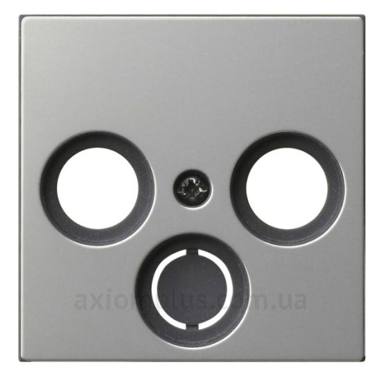 Изображение Gira серии E1, E2, E3, Esprit, Esprit Linoleum-Multiplex, Event, Event Clear, Event Opaque, Standard 55, Studio 0869600 стального цвета