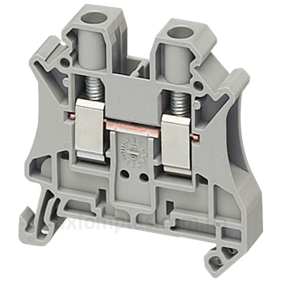 Schneider Electric серого цвета (на 2 контакта) (сечение до 6мм²) , I<sub>n</sub>=41А