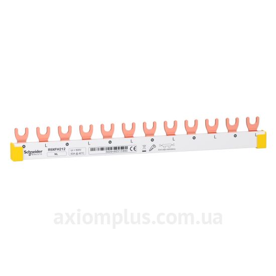 Шина Schneider Electric R9XFH212 FORK 2P 63А (12 контактов) (белый цвет) фото