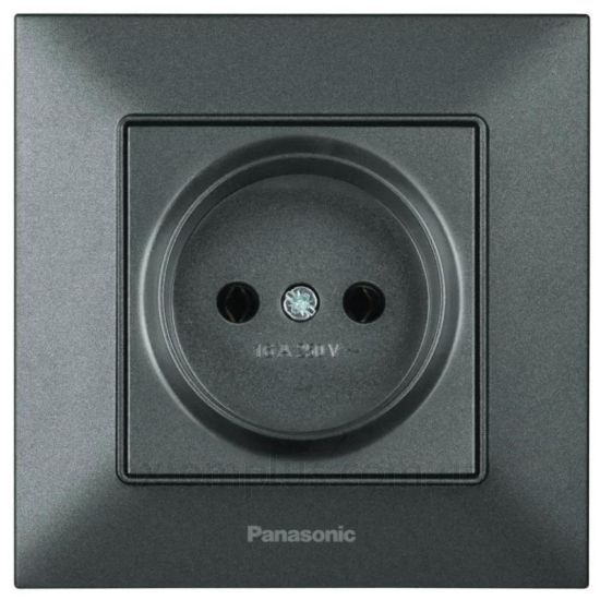 Изображение Panasonic из серии Arkedia Slim WNTC02012DG-UA1 дымчатого цвета
