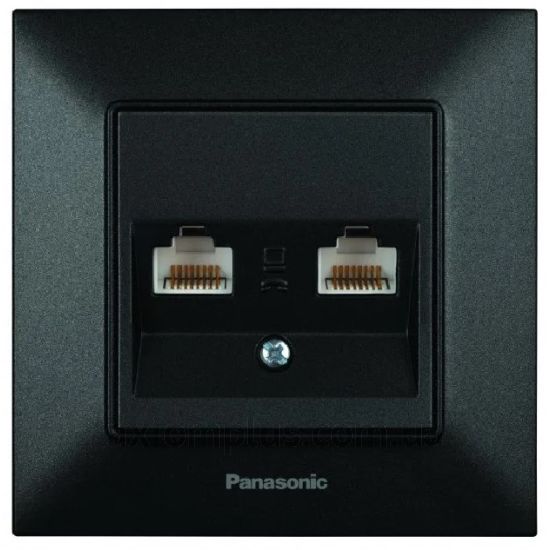 Изображение Panasonic серии Arkedia Slim WNTC04072BL-UA1 черного цвета