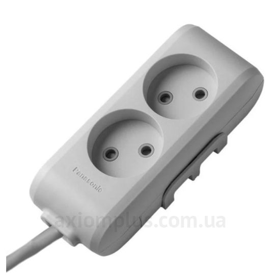 Подовжувач Panasonic X-tendia 2 гнізда з захисними шторками, 3 метри (сірий) WLTB02232GR-UA1 зображення