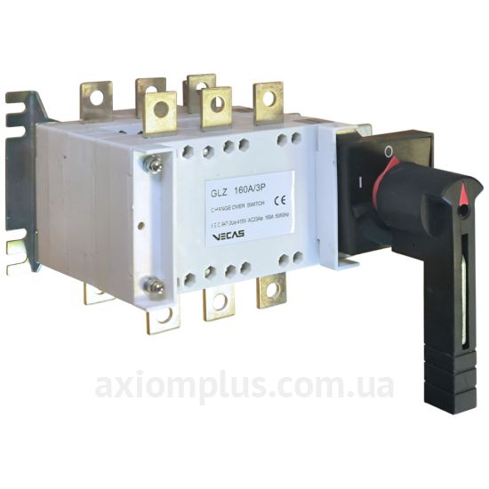 Корпусный разрывной 3P переключатель нагрузки 1-0-2 на 160А Vecas VCS-000126