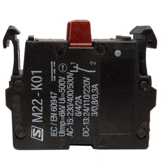 Кнопка Schrack Technik (MM216385--) червоного кольору
