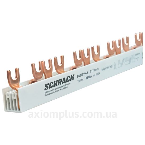 Шина Schrack Technik BSB90114-A FORK 3P 80А (белый цвет) фото