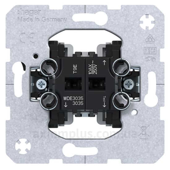 Фото Berker серии Arsys, B.3, B.7, K.1, K.5, Q.1, Q.3, Q.7, R.1, R.3, R.8, S.1 WDE3035