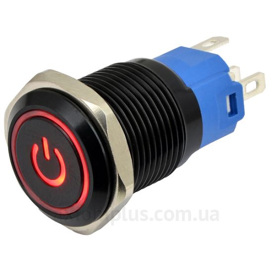 Кнопка Аско-Укрем TYD 16 (A0140010300) красного цвета