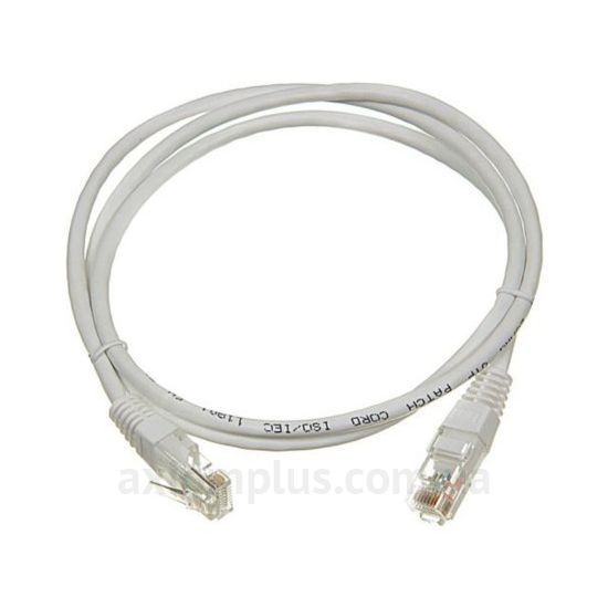 ITK (PC01-C5EUL-1M) - RJ-45 UTP cat.5e LSZH 1м серый патч корд - фото