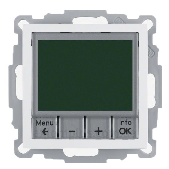 Фото Berker S.1/B.3/B.7 Display Arctic white matte