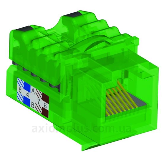 Efapel LOGUS 90 модуль UTP cat.5e RJ-45 (колір світло зелений)
