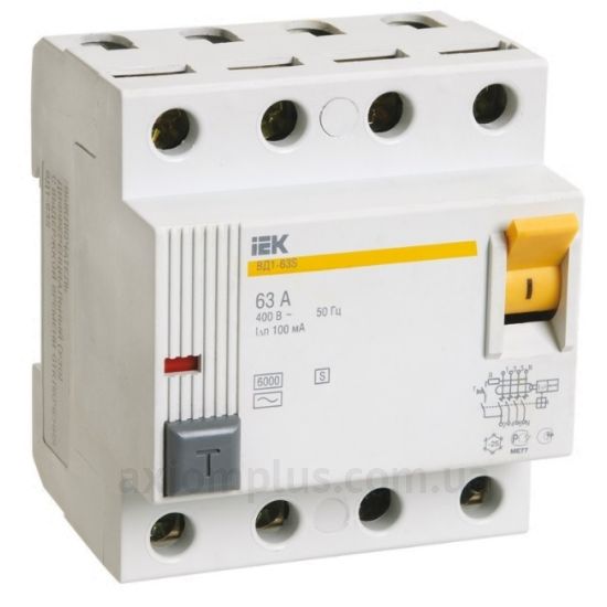 IEK ВД1-63S 4Р 25А 100мА фото