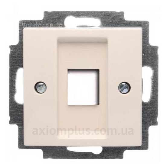 Фото ABB серии Basic 55 2561-92-507 цвета слоновой кости