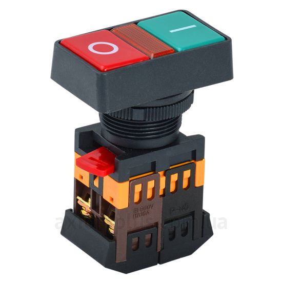 Кнопка IEK РPВВ-30N (BBD20-PPBB-K51) червоного-зеленого кольору