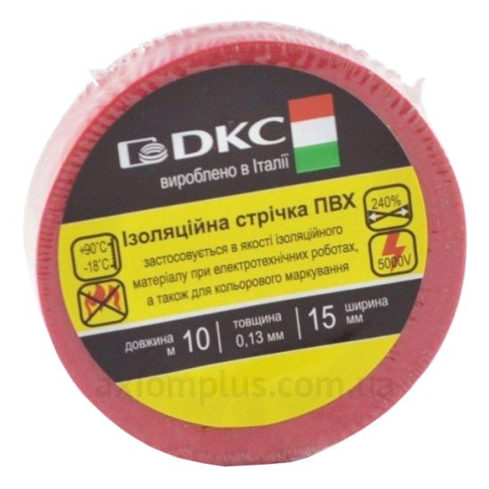 Ізоляційна стрічка червоного кольору DKC 0,13x15мм (2NI20R)