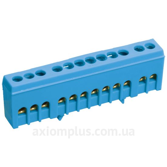 Шина (N) IEK ШНИ-6х9-10-К-C YNN10-69-10KD-K07 100А (10 контактов) (синий цвет) фото